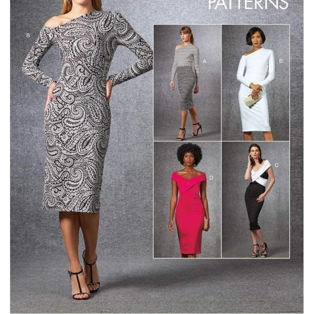 Vogue Sewing Pattern 10460 Zandra Rhodes Dress Misses‎ Size 6-14